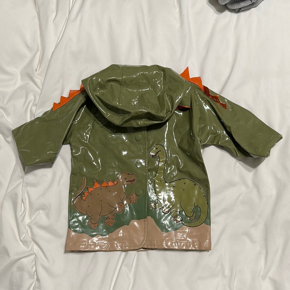 Dinosaur rain jacket size 12-18 months